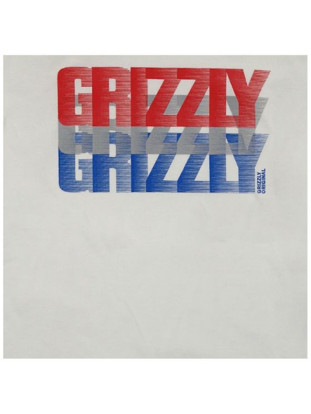 Grizzly Boys Round Neck Short Sleeve Tees With Print (White- Image 3)