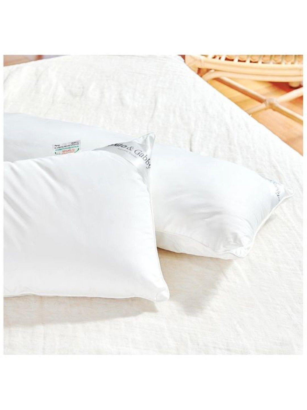 Milo & Gabby Microfiber Long Pillow (No Color- Image 3)