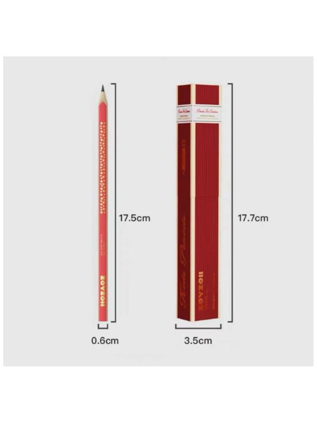 Zoy Zoii Retro 2B Pencils 10pcs (No Color- Image 3)