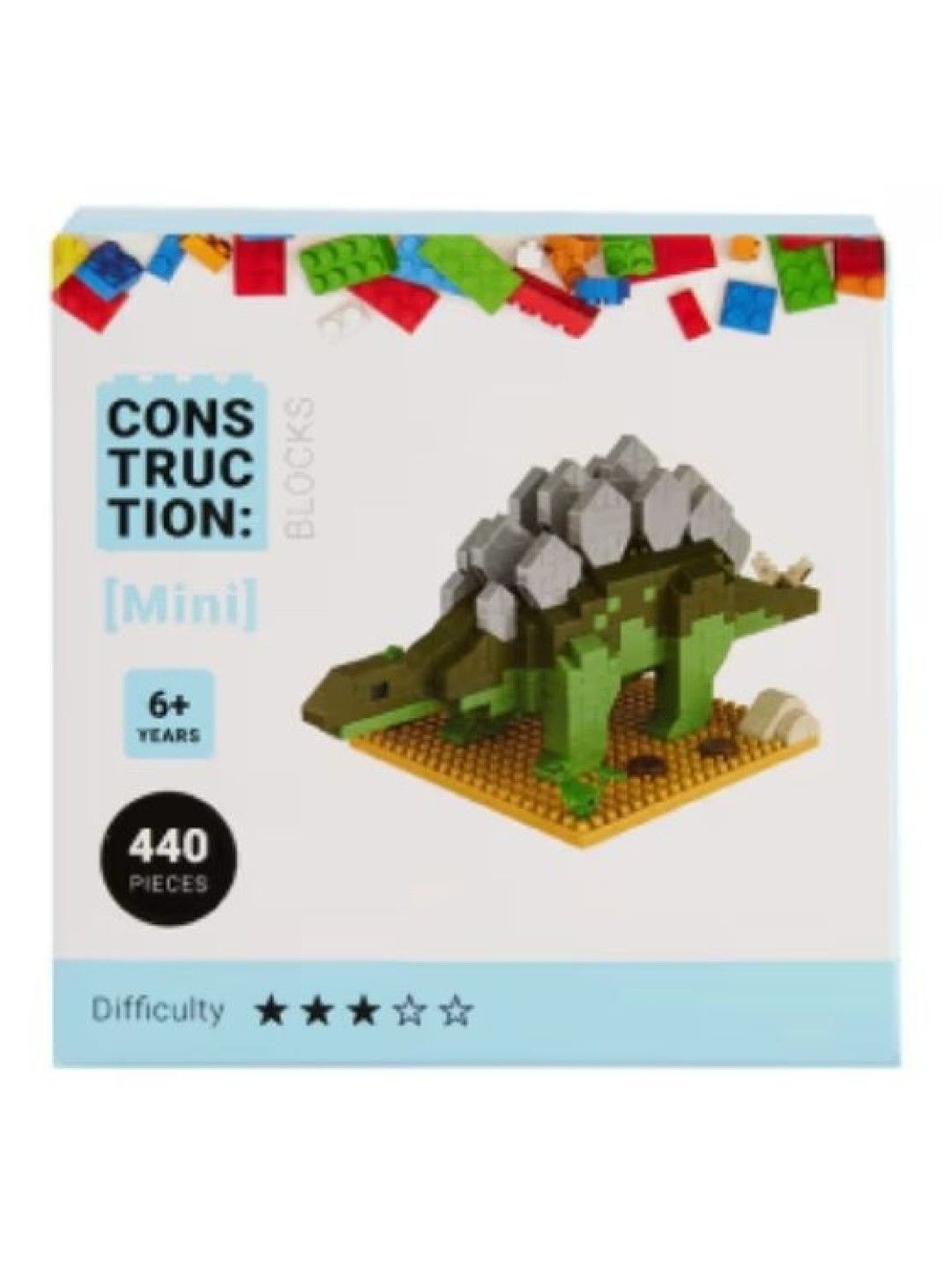 Anko Mini Construction Blocks (Stegosaurus- Image 4)