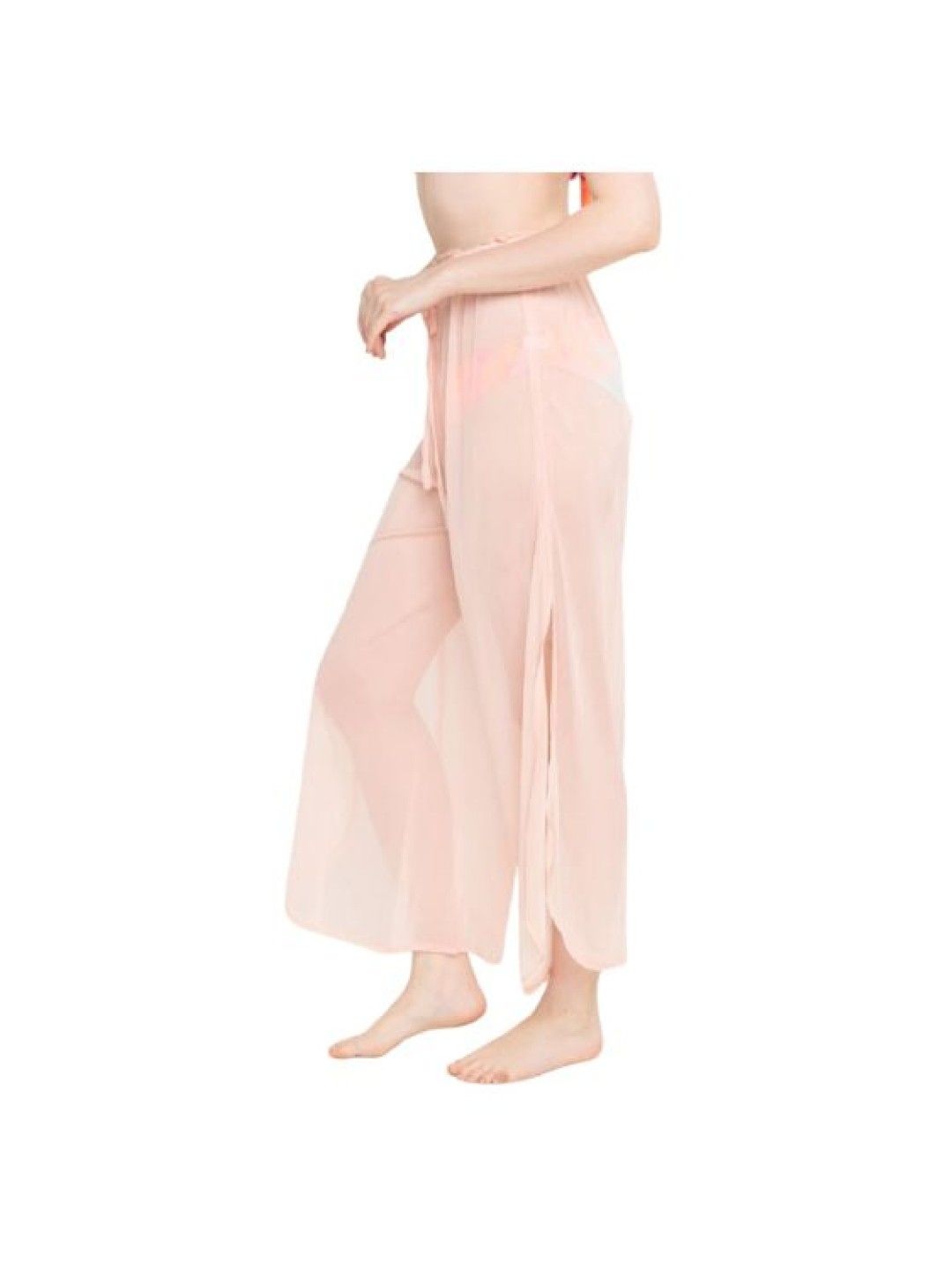 Eve's Chic Nicole Sheer Beach Pants (Orange- Image 3)