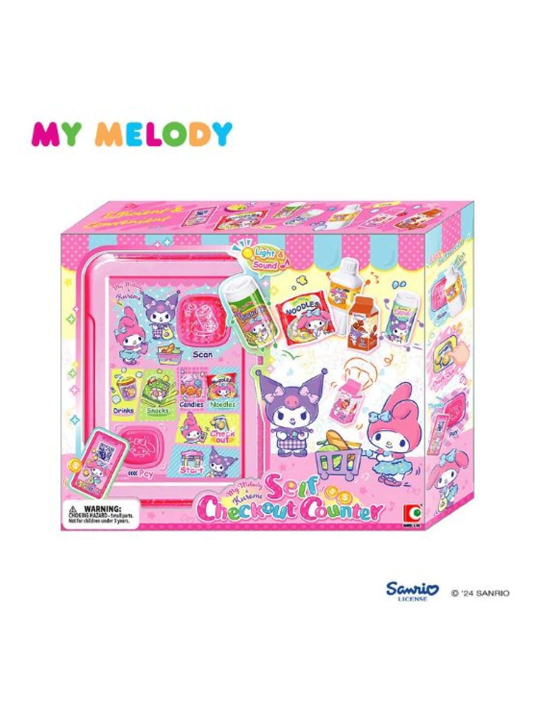 Sanrio Original My Melody & Kuromi Self Checkout Counter (No Color- Image 3)