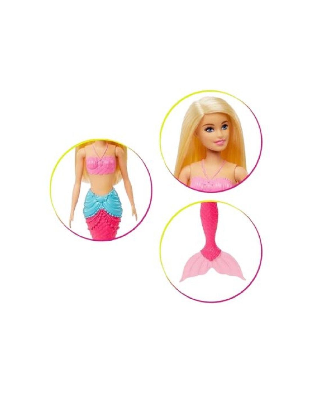 Barbie Dreamtopia Pink Mermaid Doll (No Color- Image 3)
