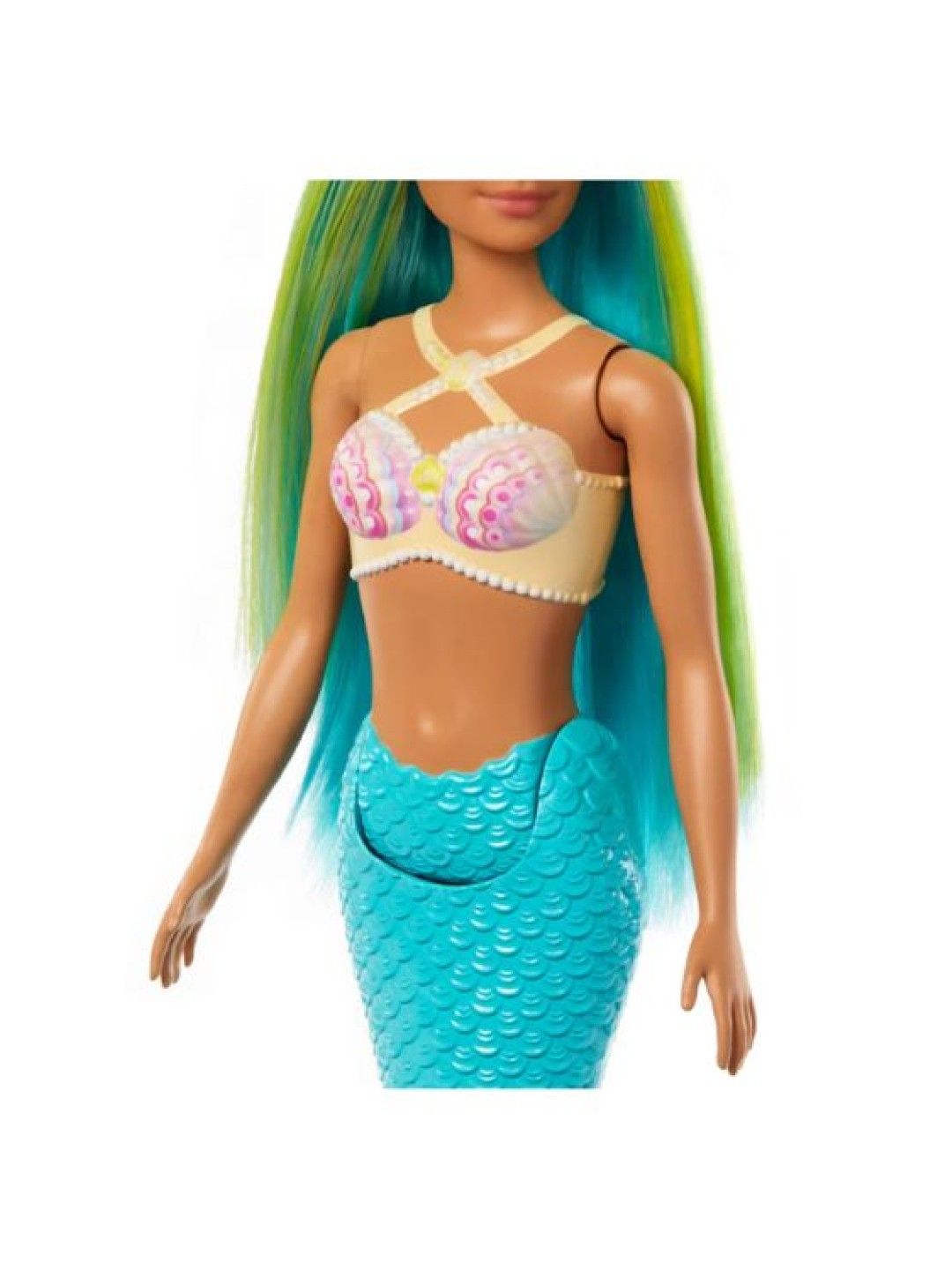 Barbie Dreamtopia Fairytale New Mermaid Doll with Turquoise Tail (No Color- Image 3)
