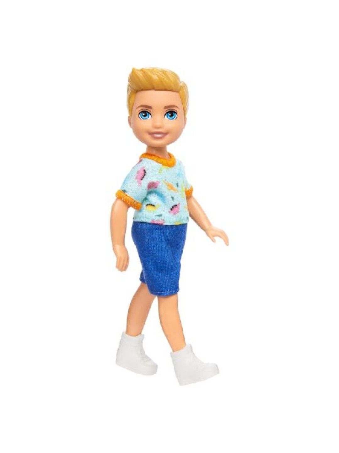 Barbie Chelsea Small Boy Doll Wearing Removable One-Piece with Dinosaur Print (No Color- Image 1)