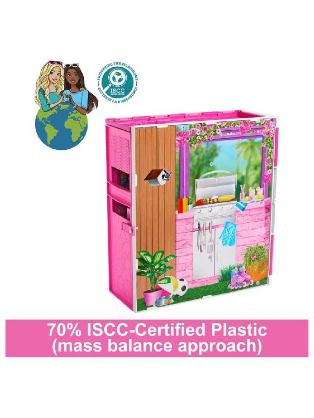 Barbie Doll House Playset Getaway House with Accessories (No Color- Image 2)