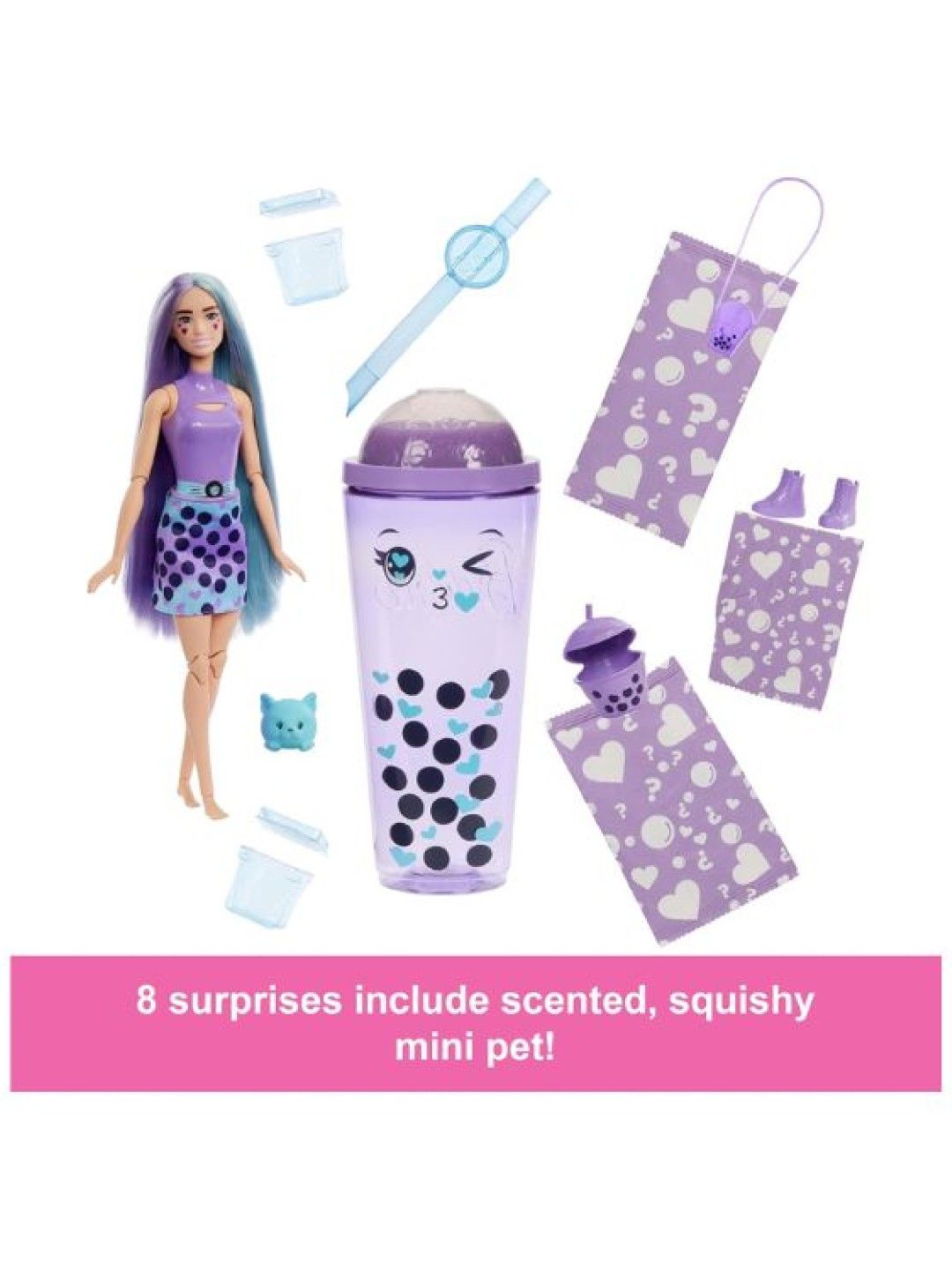 Barbie Pop Reveal Bubble Tea Series Fashion Doll & Accessories (No Color- Image 2)