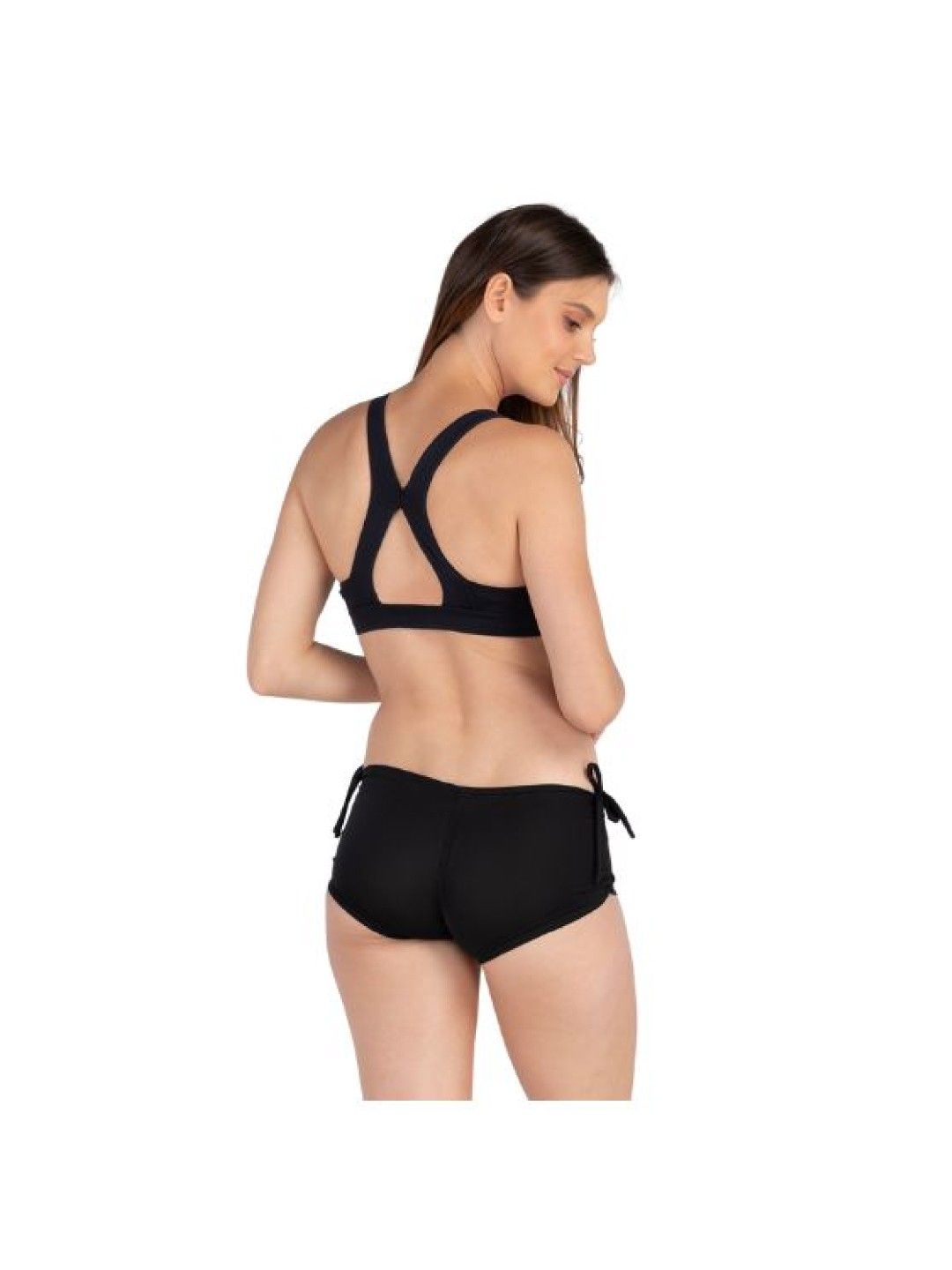 eska Hally Boyleg Booty Shorts (Black- Image 3)