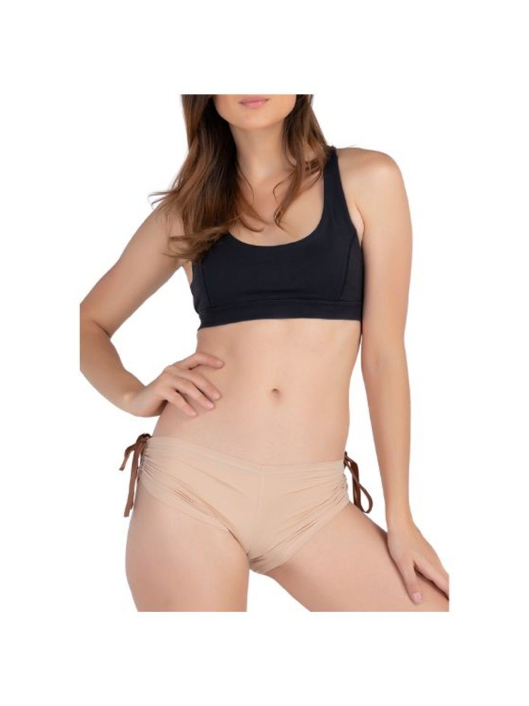eska Rorry Boyleg Booty Shorts (Nude- Image 1)