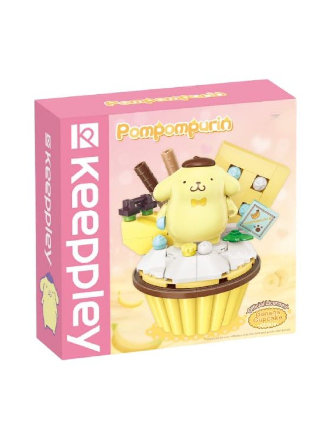 Keeppley Pompompurin Banana Cupcake (No Color- Image 3)