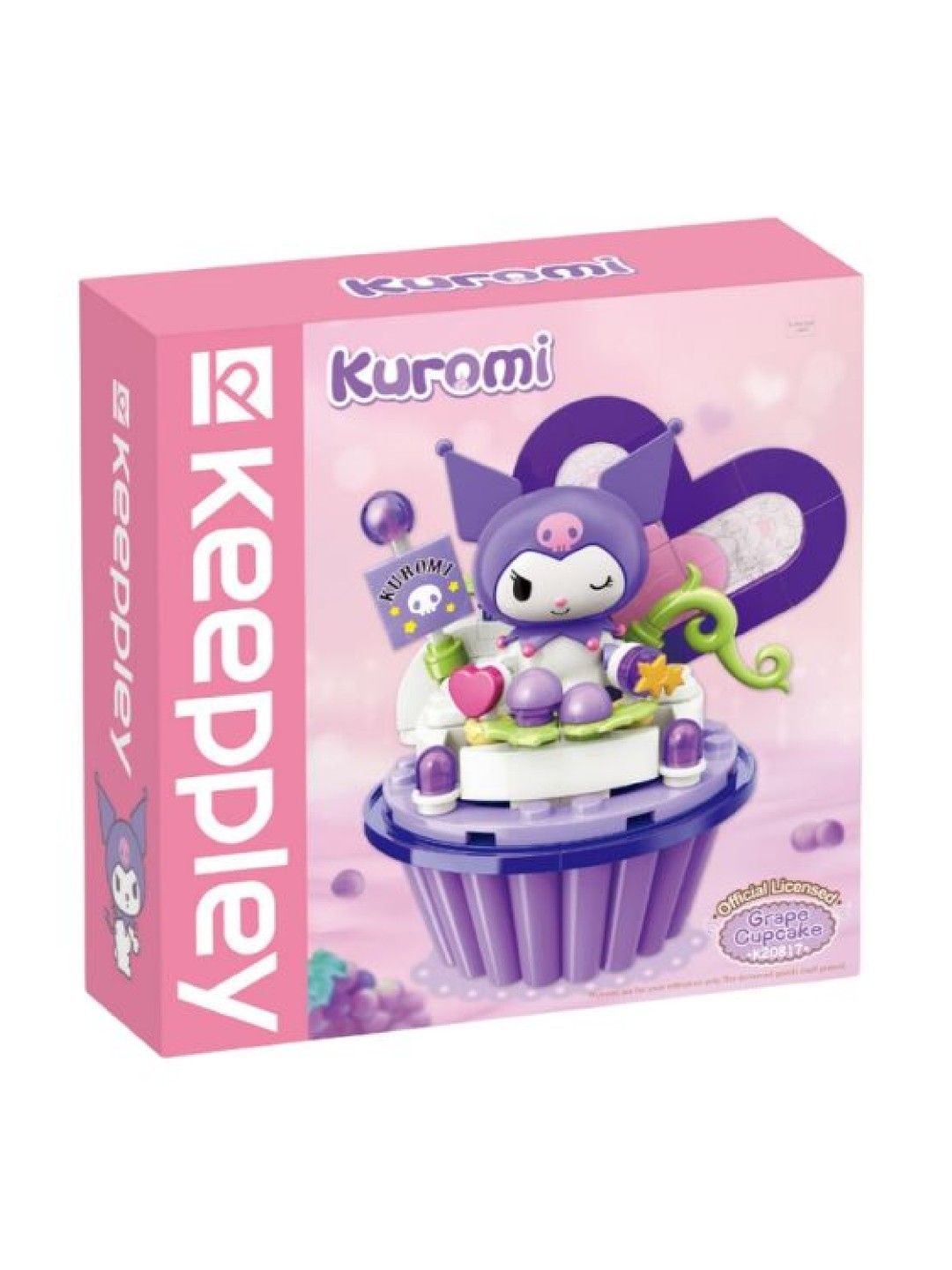 Keeppley Kuromi Grape Cupcake (No Color- Image 3)