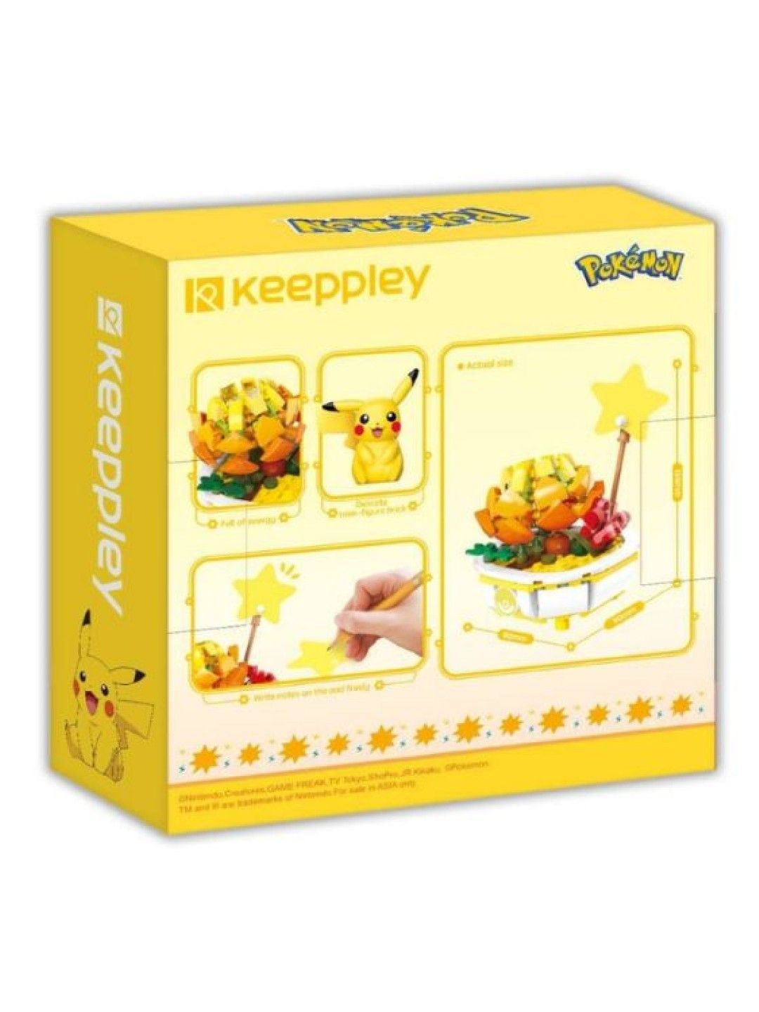 Keeppley Pokemon Bonsai Pikachu (No Color- Image 3)