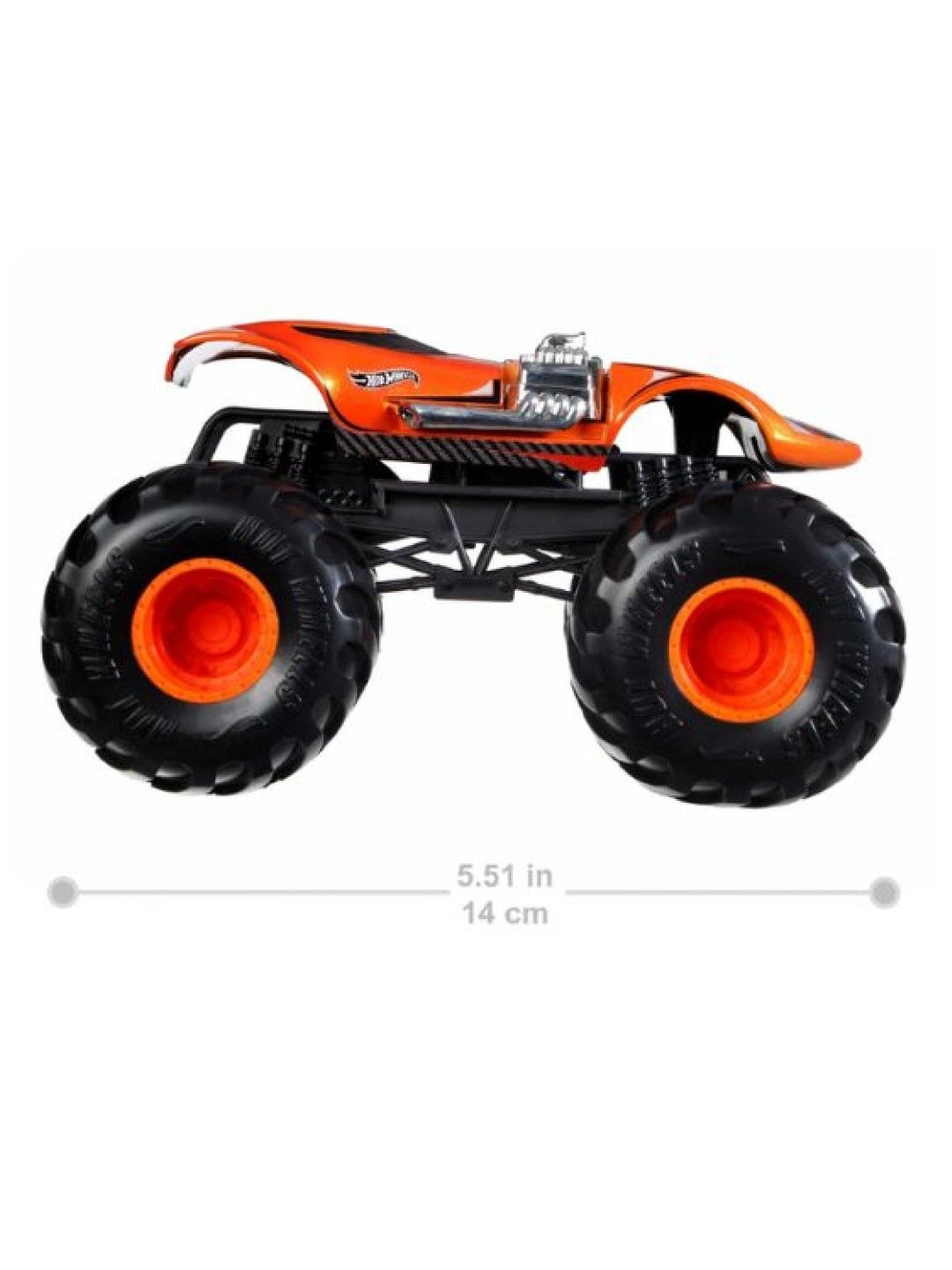 Hot Wheels Oversized Monster Truck 1:24 Diecast Vehicle - Twin Mill (No Color- Image 3)