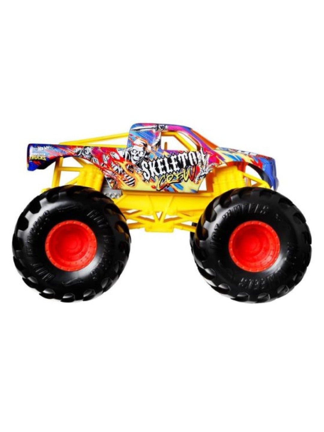 Hot Wheels Oversized Monster Truck 1:24 Diecast Vehicle - Skeleton Crew (No Color- Image 3)