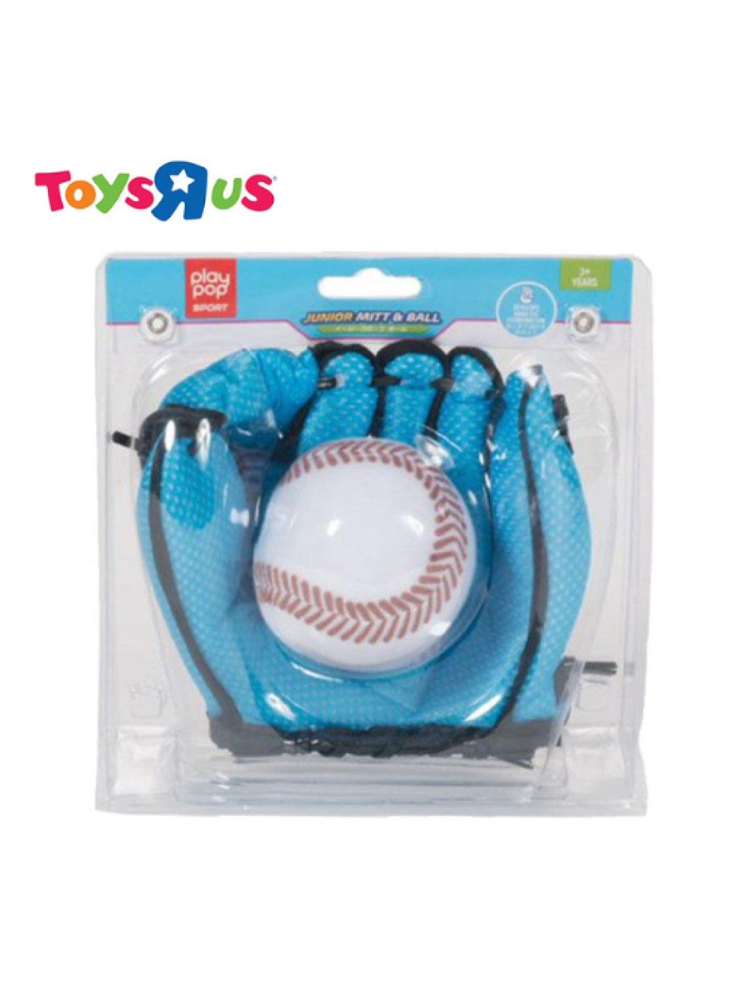 Toys R Us Play Pop Sport Junior Mitt & Ball (Blue) (No Color- Image 3)