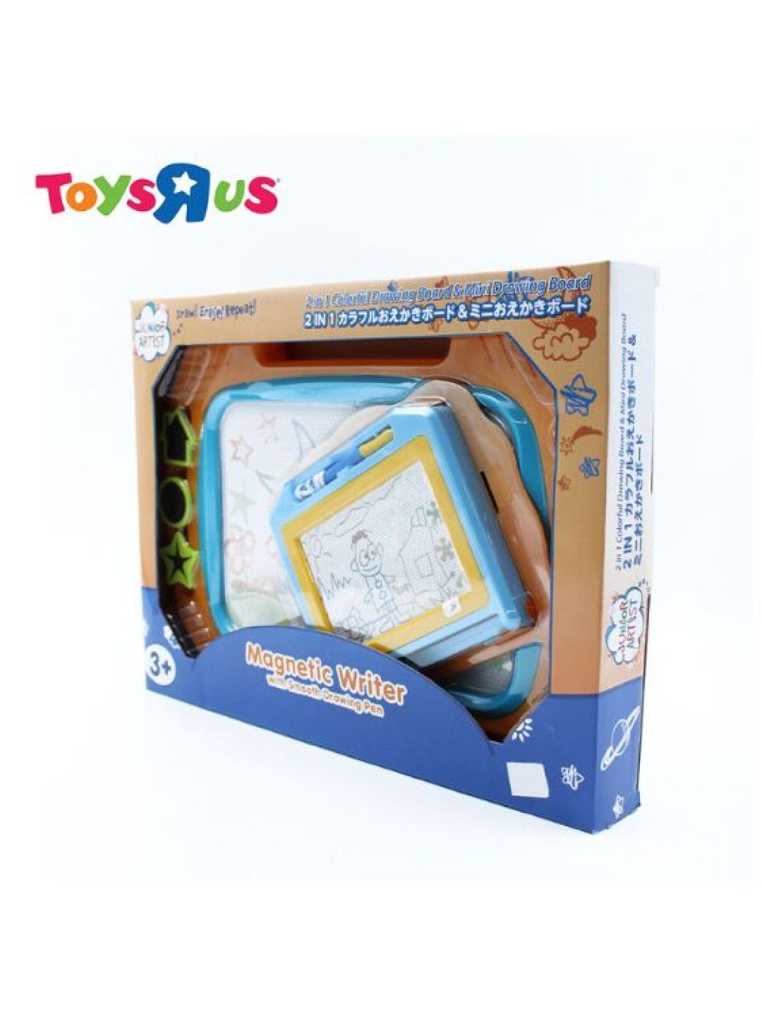 Toys R Us Junior Artist 2-in-1 Easy Magnetic Writer with Smooth Drawing Pen (No Color- Image 3)