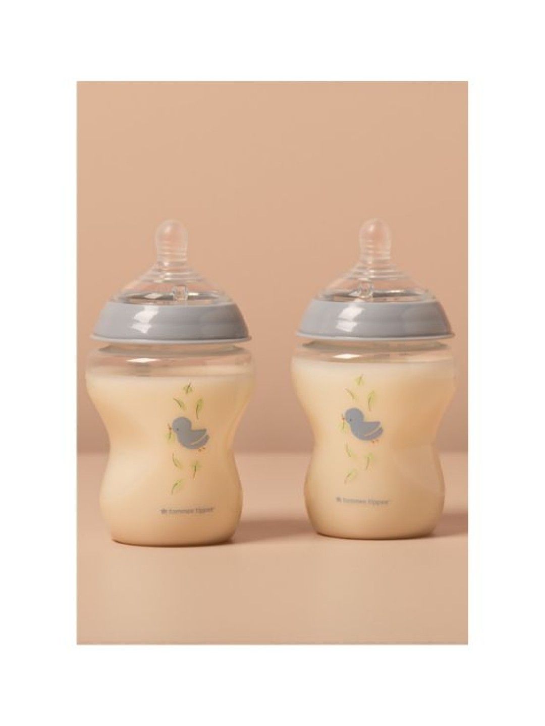 Tommee Tippee Natural Start PP Decor Feeding Bottle 260ml  (2-pack) - Blue (No Color- Image 3)