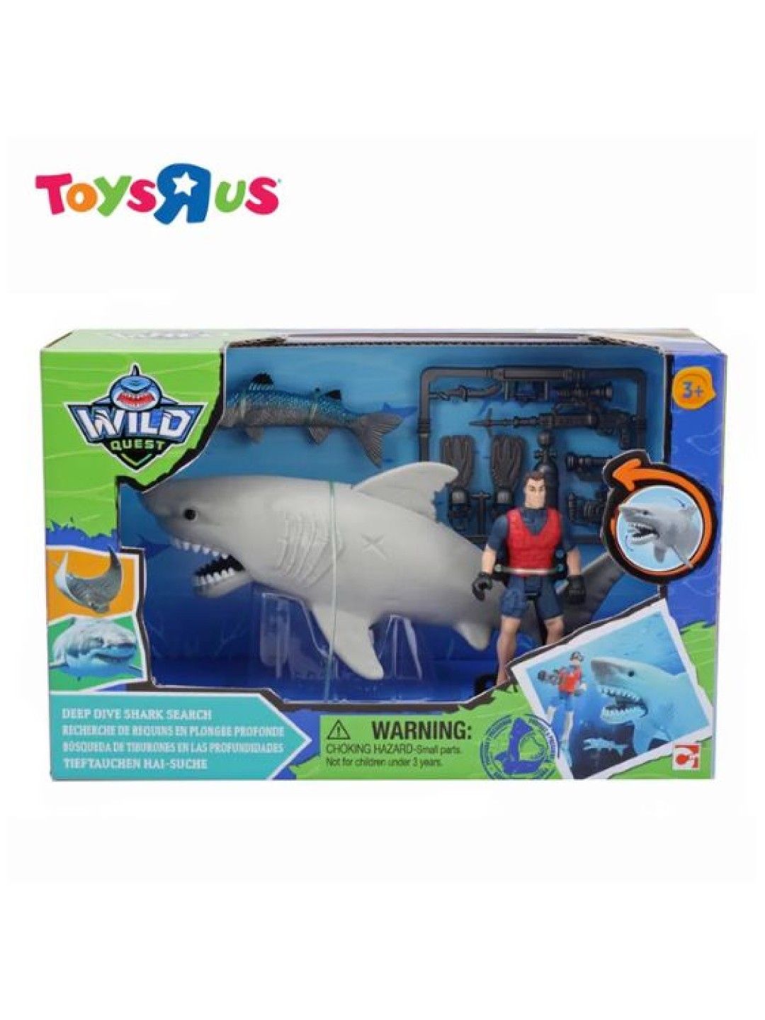 Toys R Us Wild Quest Deep Dive Shark Search (No Color- Image 2)