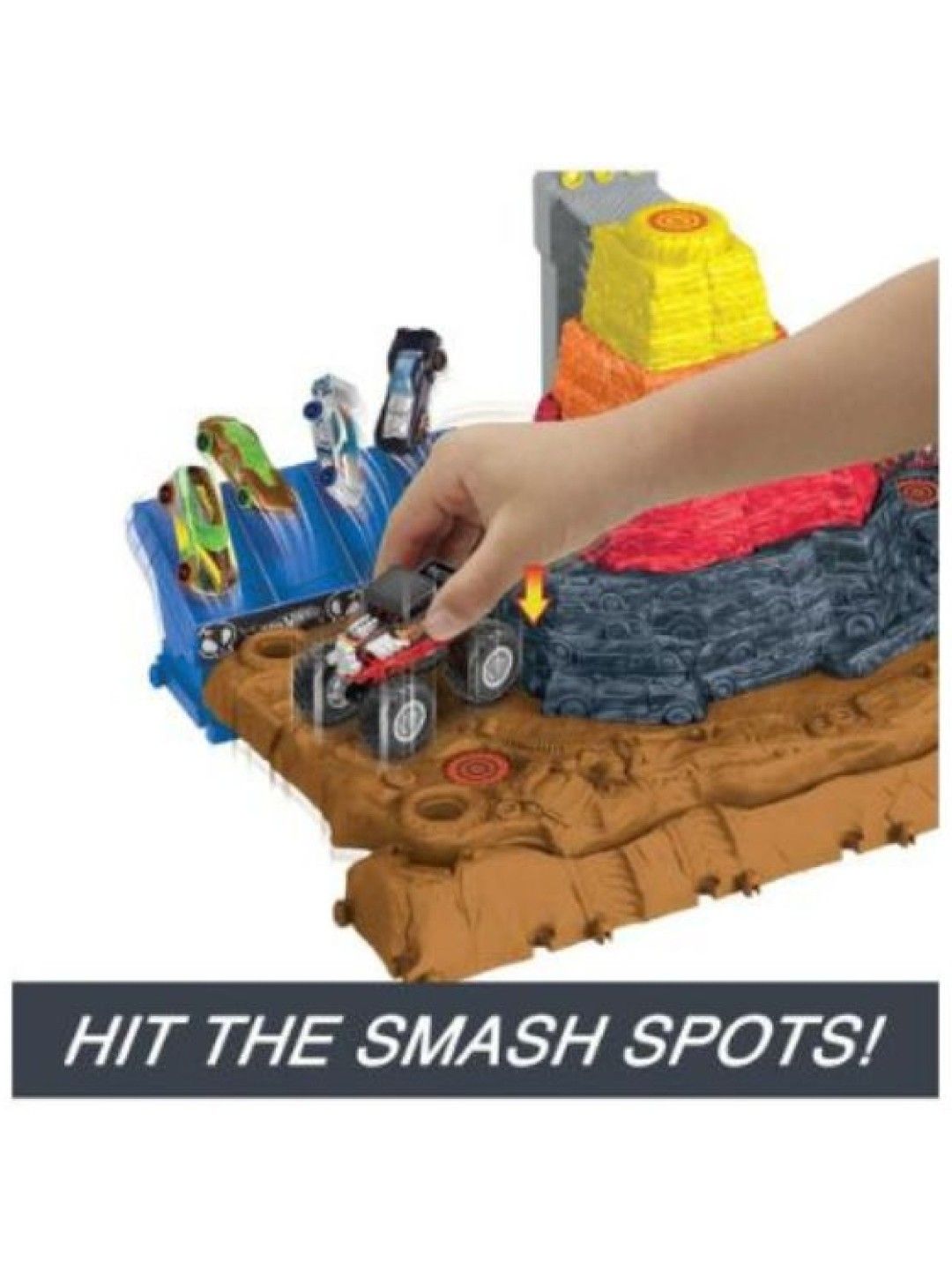 Hot Wheels Monster Trucks Playset & Toy Truck (No Color- Image 3)