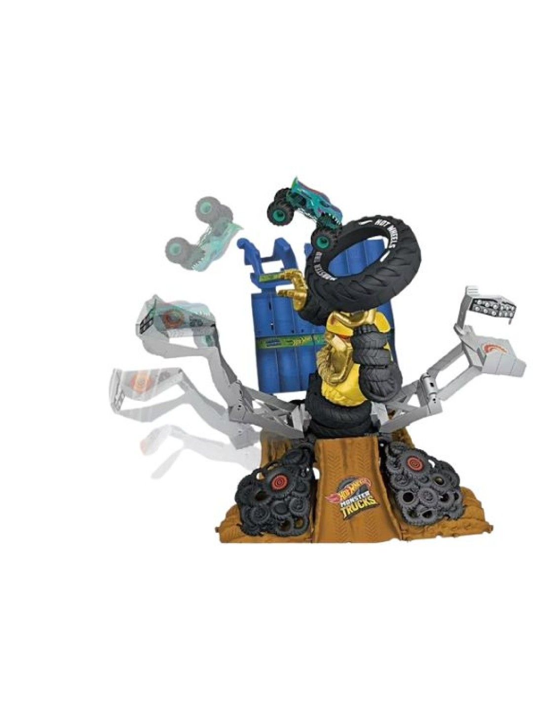 Hot Wheels Monster Trucks Arena Smashers Playset (No Color- Image 2)
