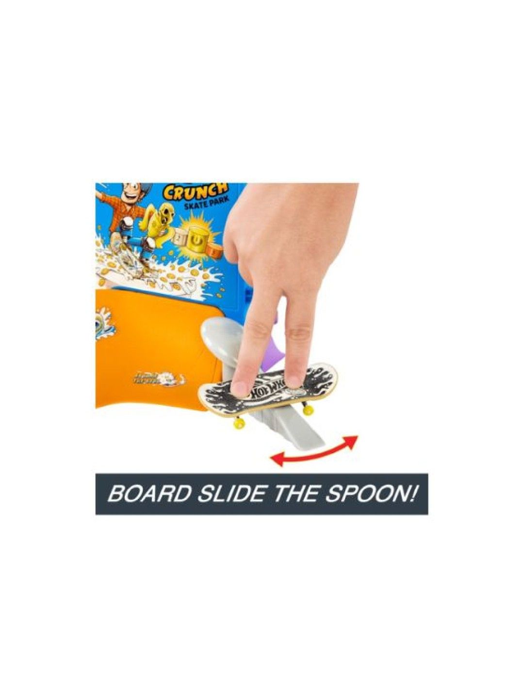 Hot Wheels Skate Tony Hawk Cereal Skate Bowl Fingerboard Set (No Color- Image 3)