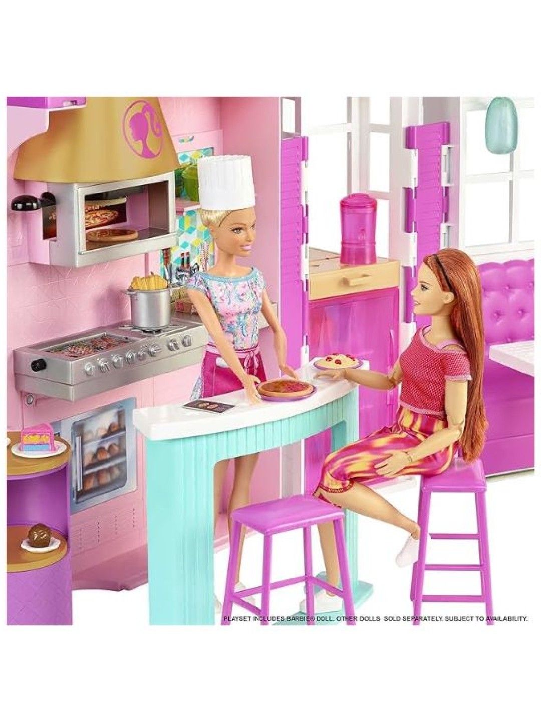 Barbie Restaurant With Doll (No Color- Image 3)