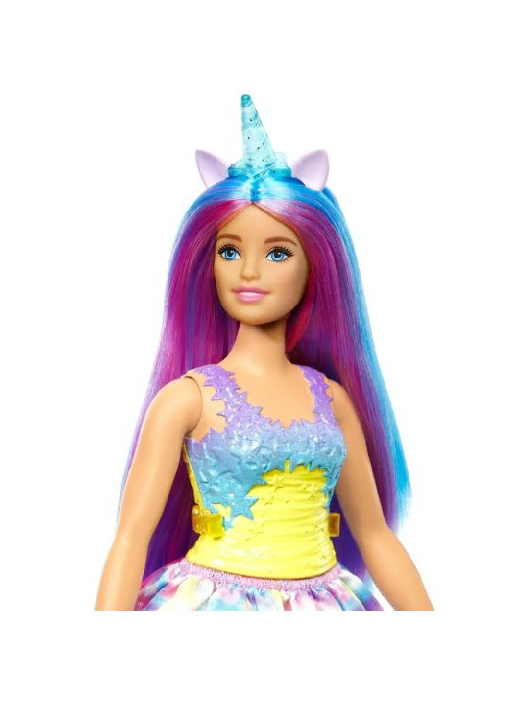 Barbie Dreamtopia Unicorn Doll (Curvy) In Rainbow Look (No Color- Image 2)