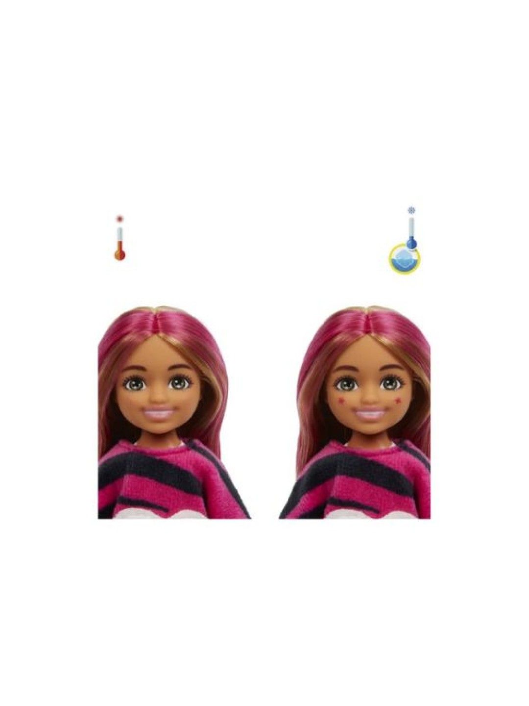 Barbie Cutie Reveal Jungle Series Doll Tiger (No Color- Image 3)