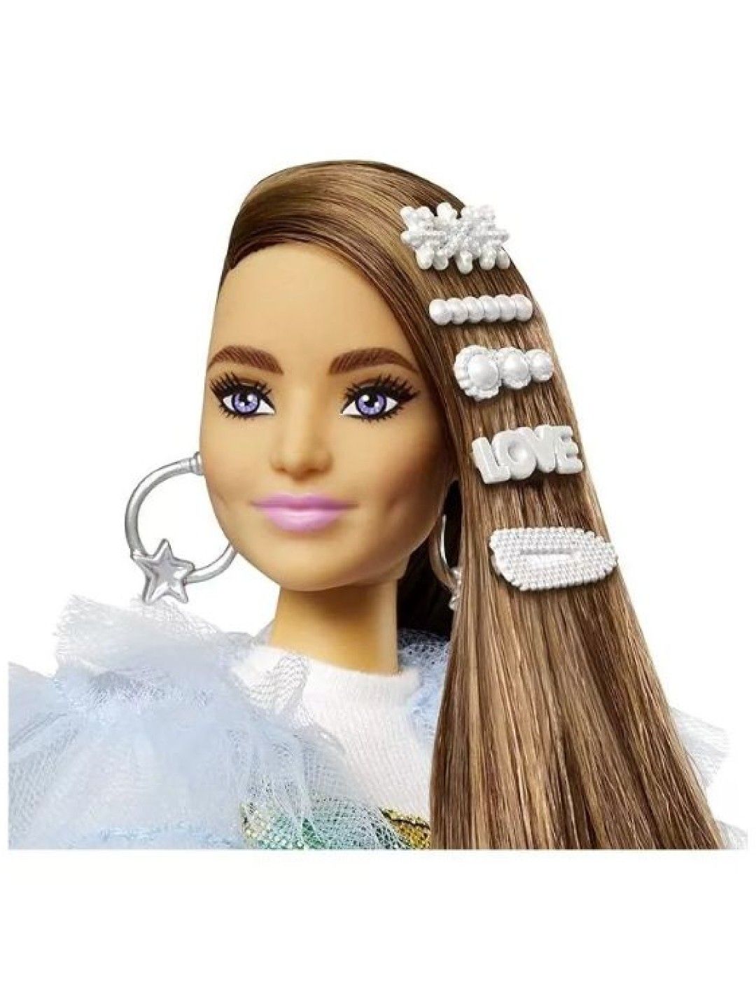 Barbie Doll And Accessories Blue Ruffle Coat (No Color- Image 2)