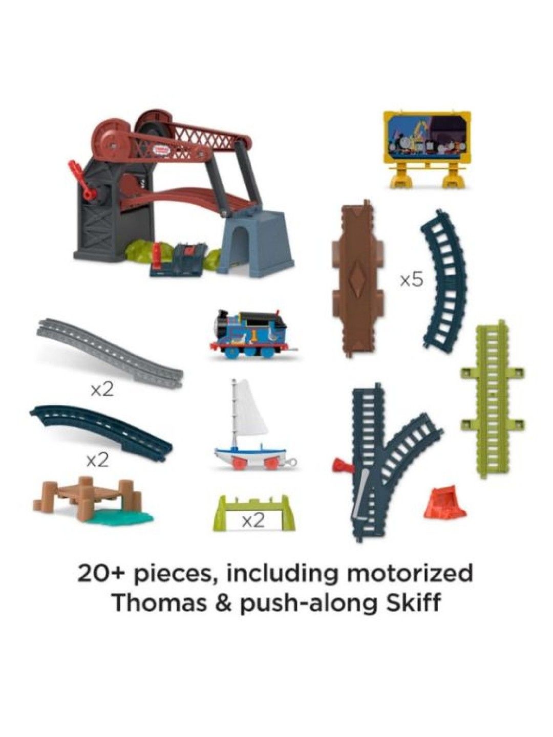 Thomas & Friends Bridge Lift Thomas And Skiff (No Color- Image 3)