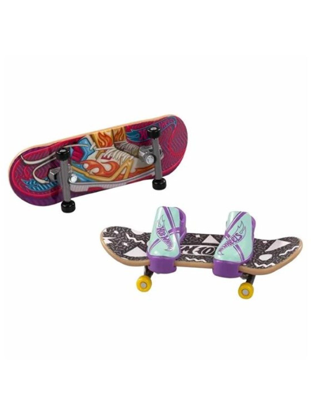 Hot Wheels Skate Retro Snake Strummer and Hot Stepper (No Color- Image 3)