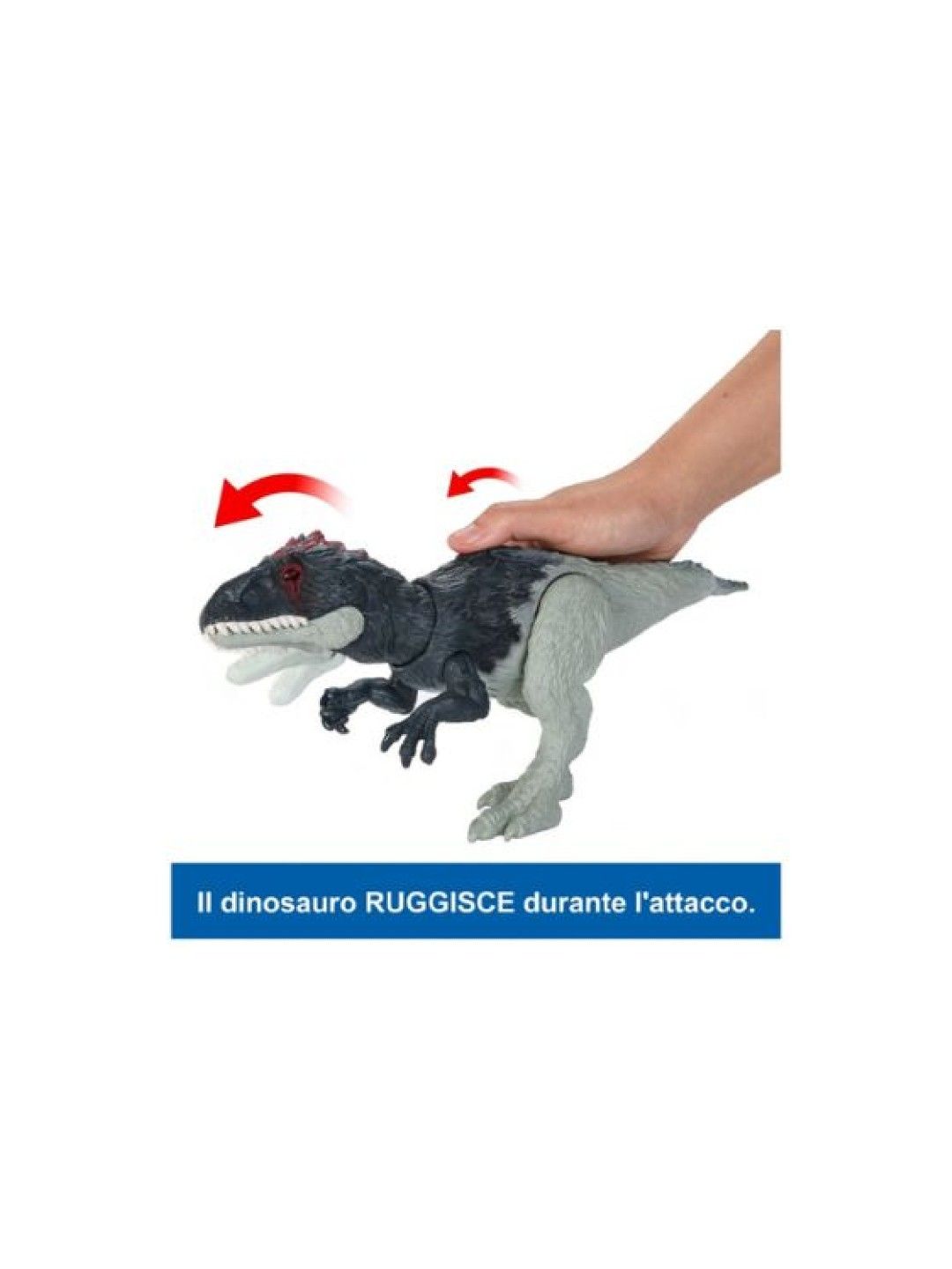 Jurassic World Wild Roar Eocarcaria (No Color- Image 3)