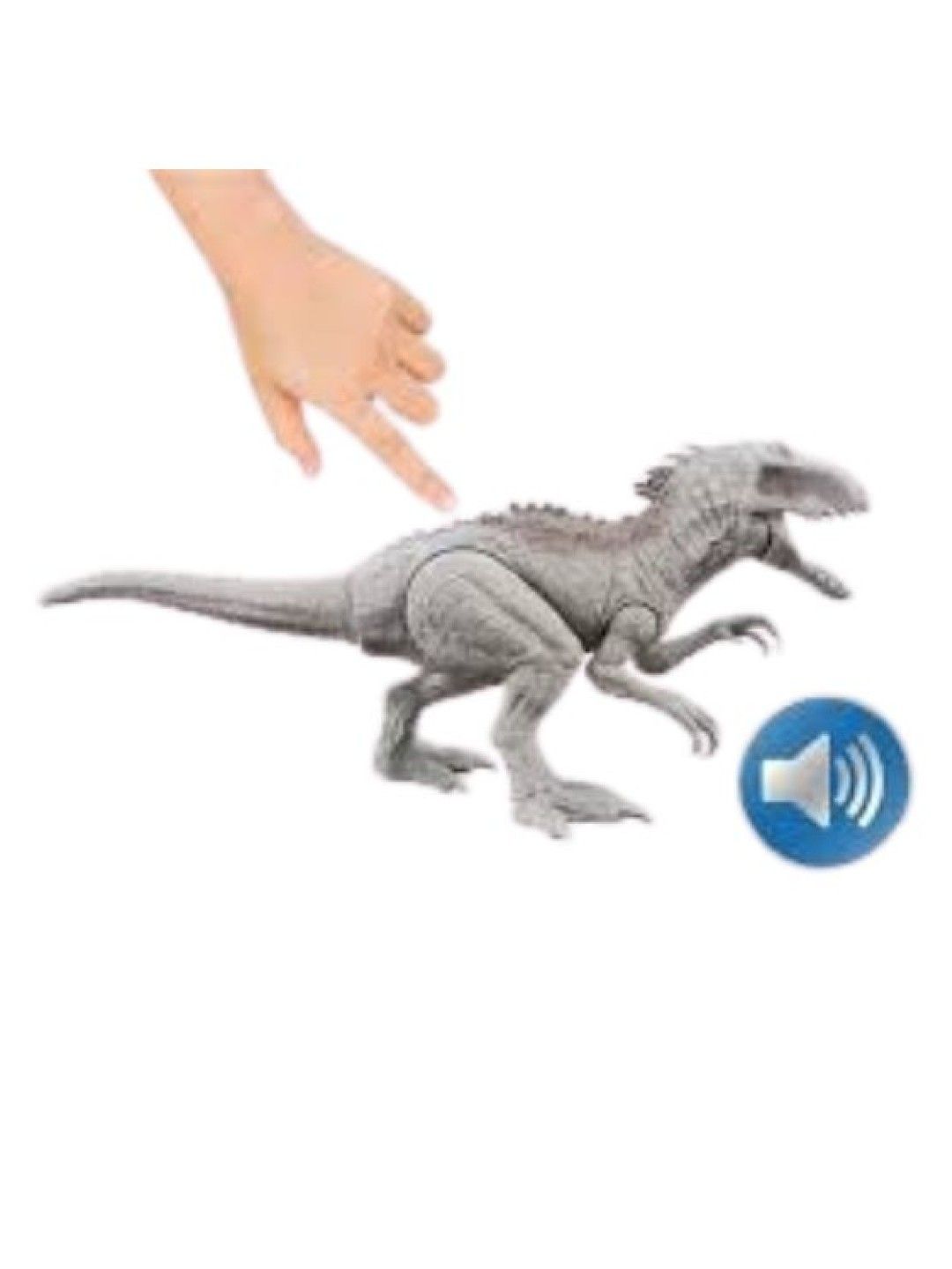 Jurassic World 3 Sound Surge Action Figure Dinosaurs with Roaring Sounds Indominus Rex (No Color- Image 3)