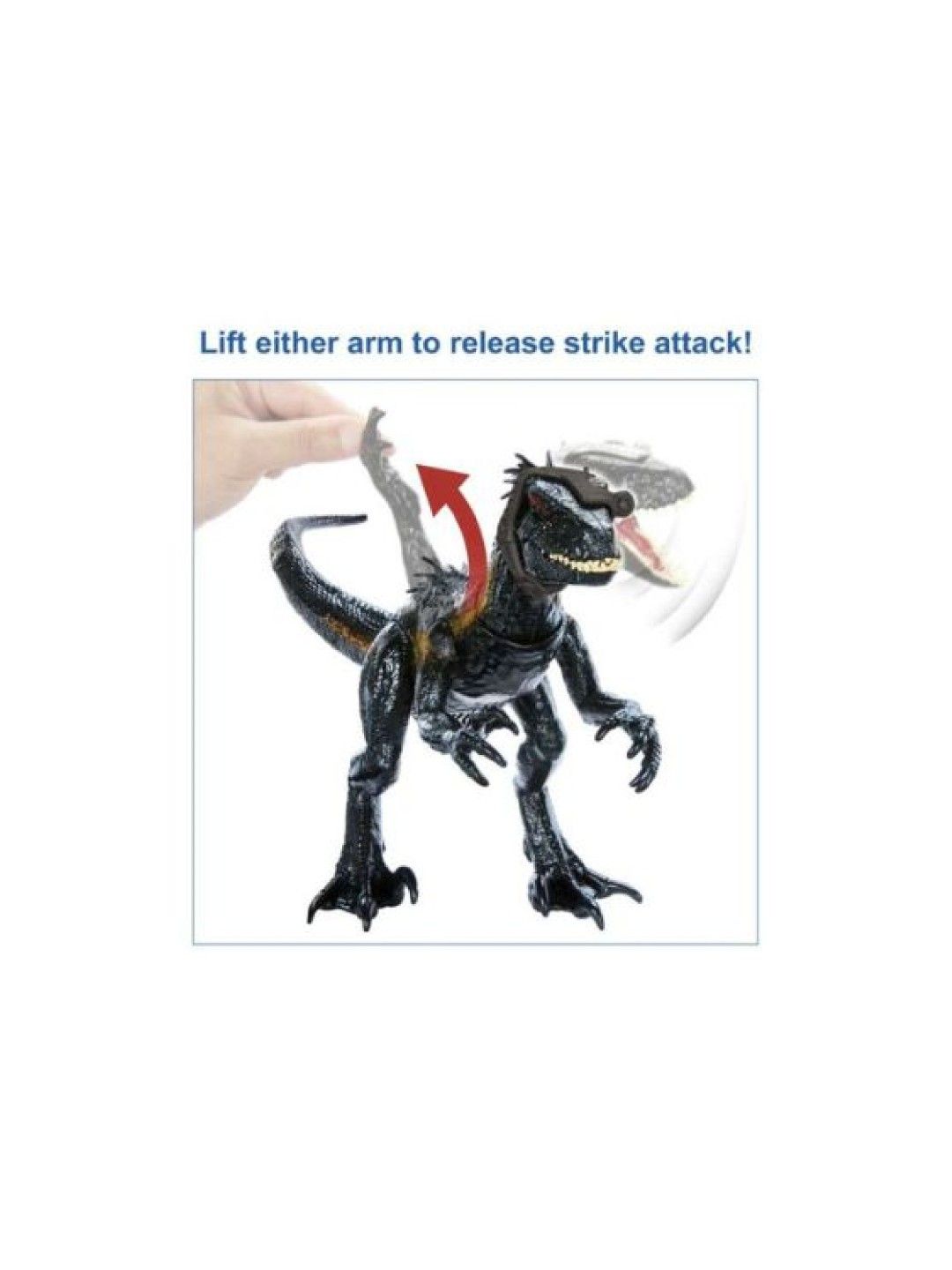 Jurassic World Track N Attack Indoraptor Figure (No Color- Image 3)