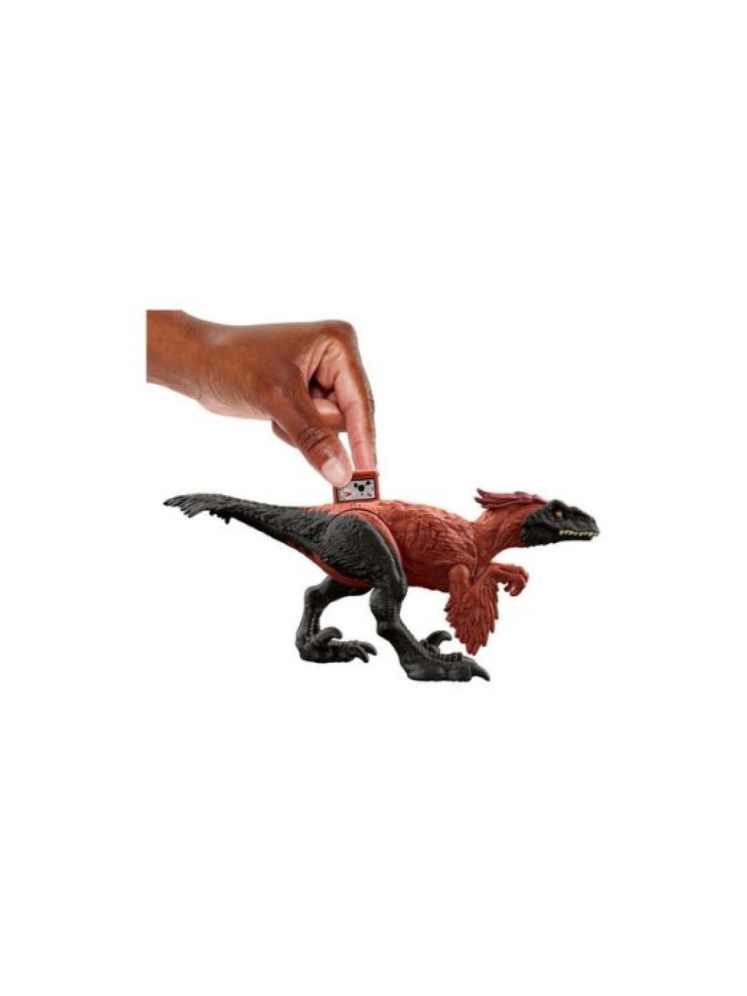 Jurassic World Epic Attack Pyroraptor Dinosaur Toy Figure With Damage, Lights & Sounds (No Color- Image 3)