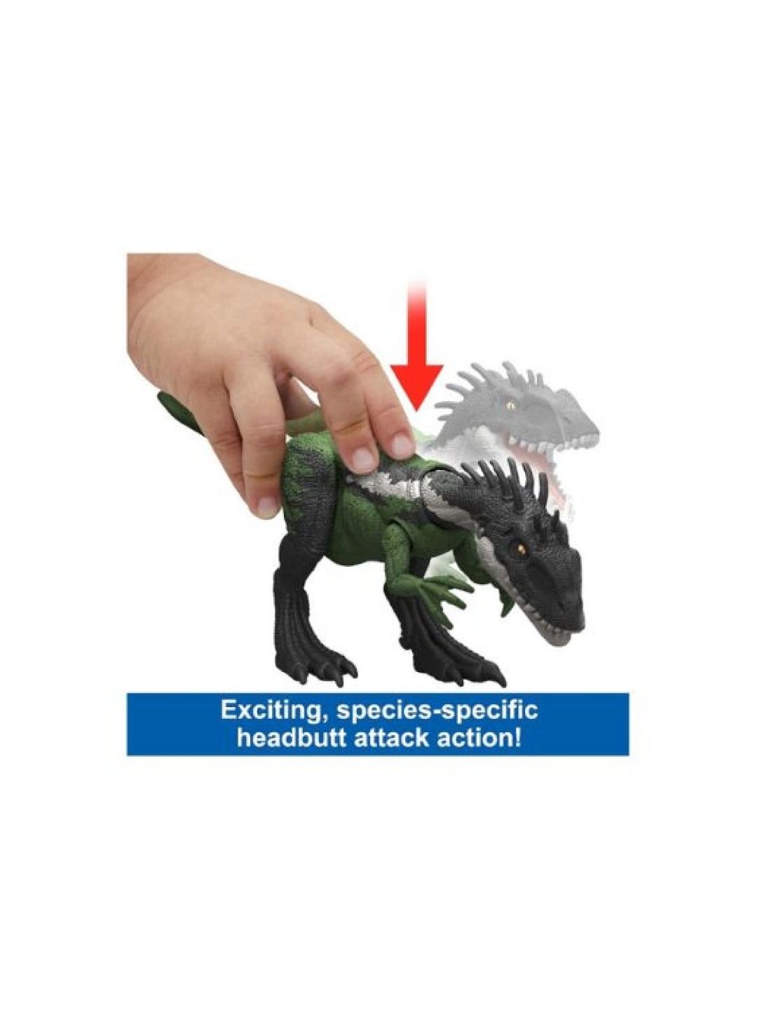 Jurassic World Strike Attack Guaibasurus Dinosaur Toy with Single Strike Action (No Color- Image 3)