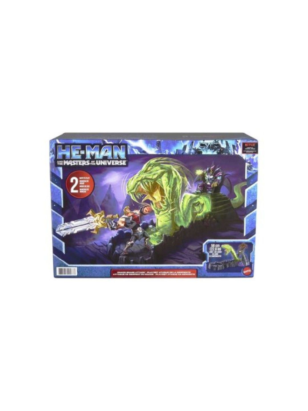 Masters of the Universe He-Man and The Chaos Snake Attack Playset (No Color- Image 3)