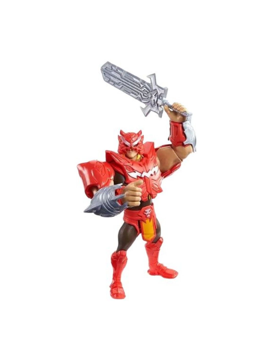Masters of the Universe Deluxe He-Man Large Action Figure With Power Attack Move (No Color- Image 3)