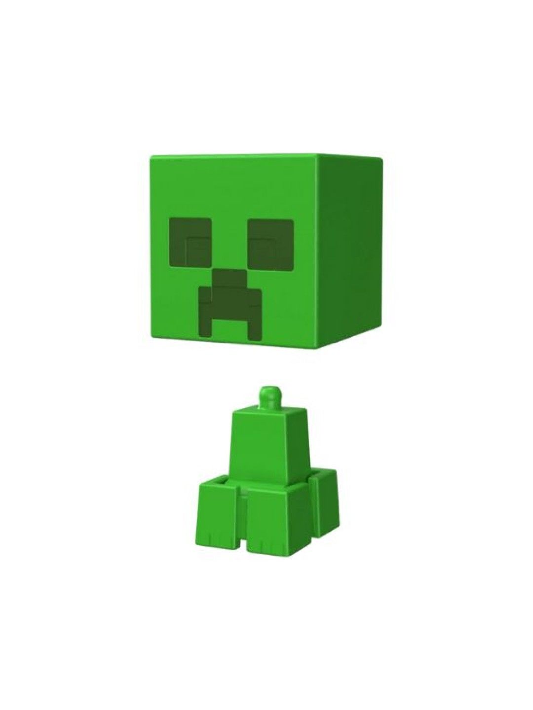 Minecraft Mob Head Boxed Mini Figures - Creeper (No Color- Image 3)