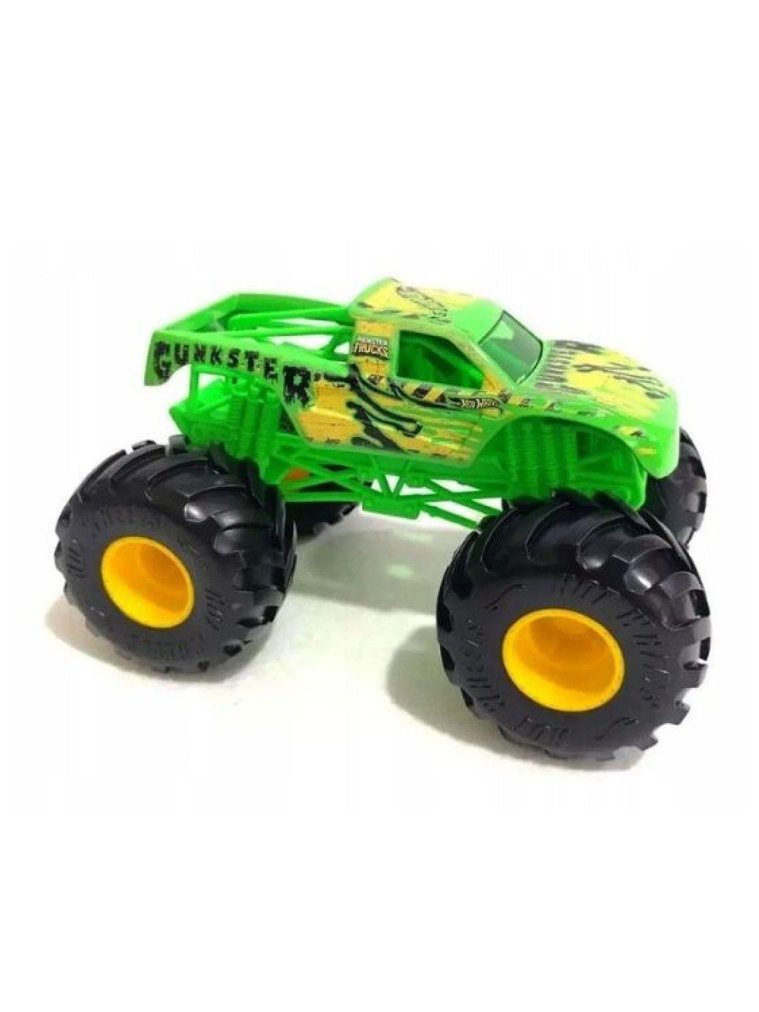 Hot Wheels Monster Trucks 1:24 Scale Vehicle Gunkster (No Color- Image 3)