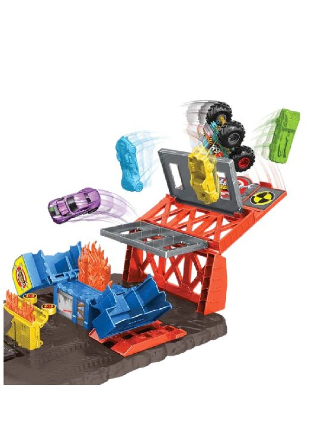 Hot Wheels Monster Truck Blast Station Playset (No Color- Image 3)