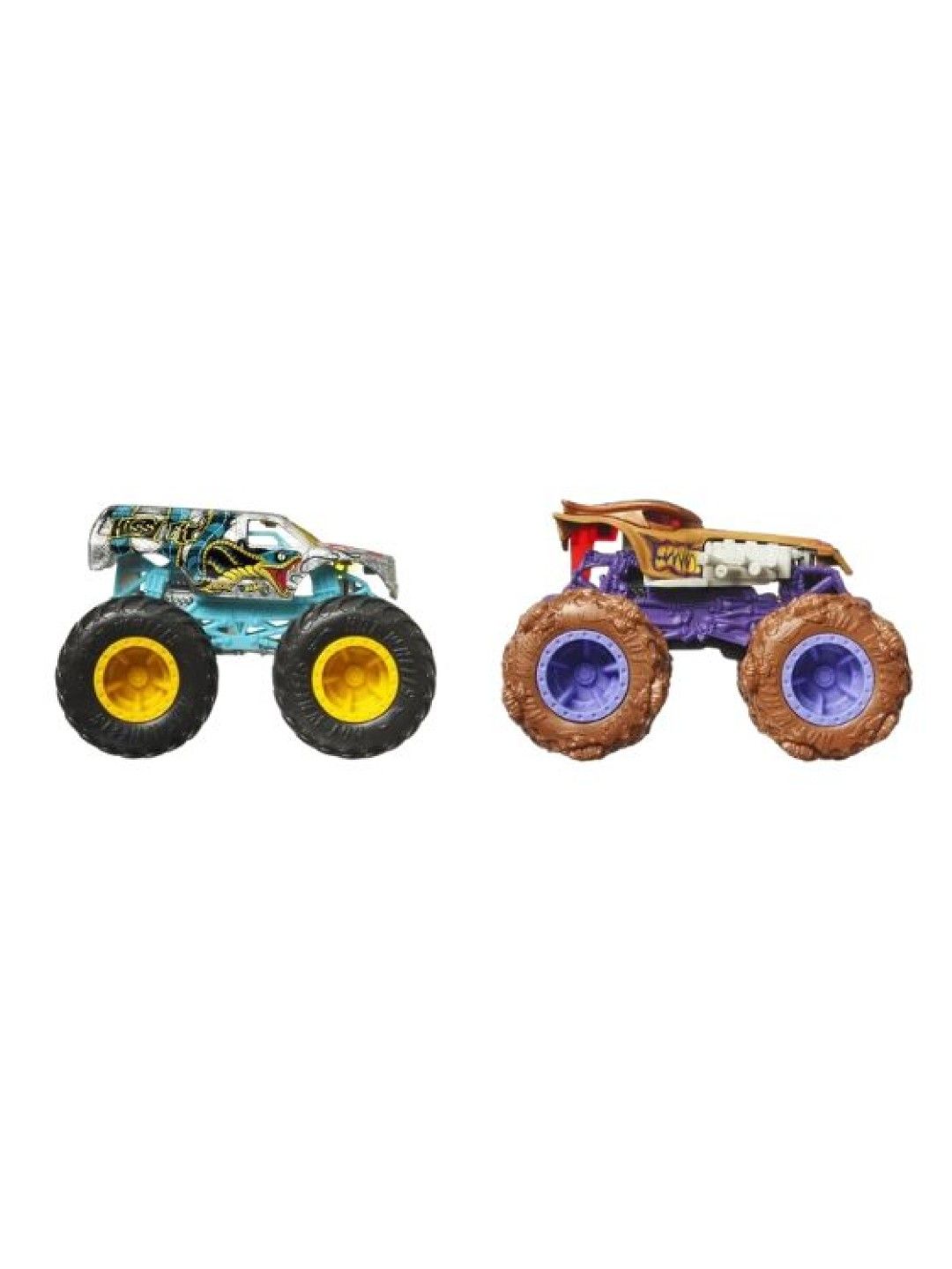 Hot Wheels Monster Truck Demolition Doubles Nature Battles (No Color- Image 3)