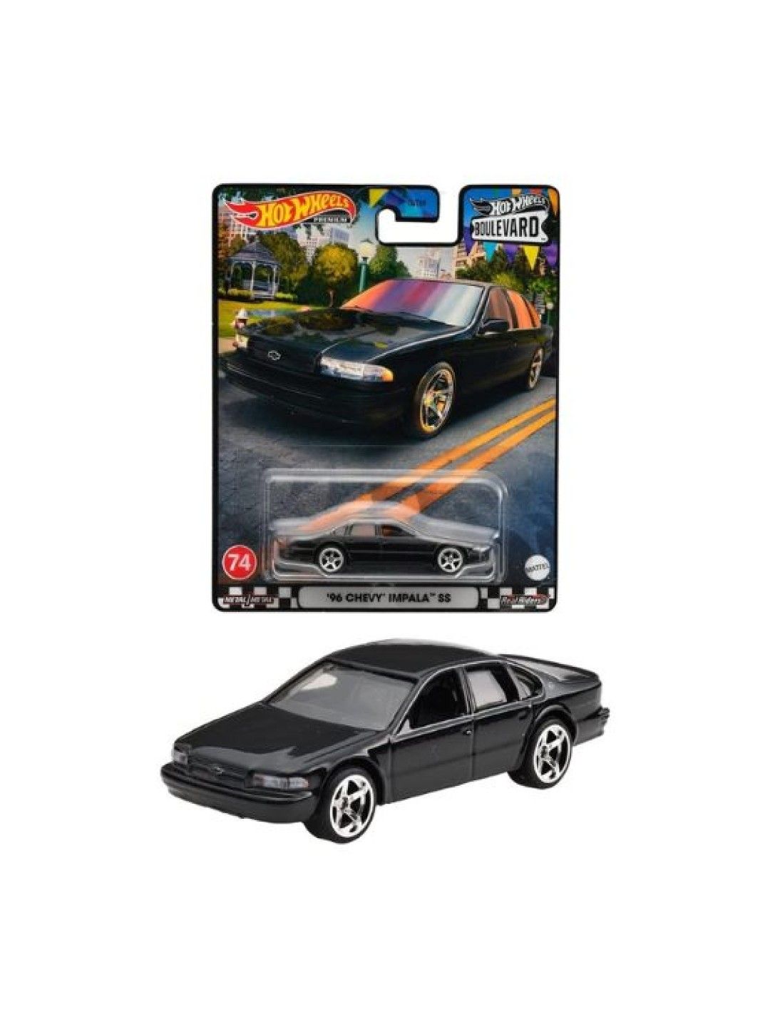 Hot Wheels Boulevard '96 Chevy Impala SS (No Color- Image 3)