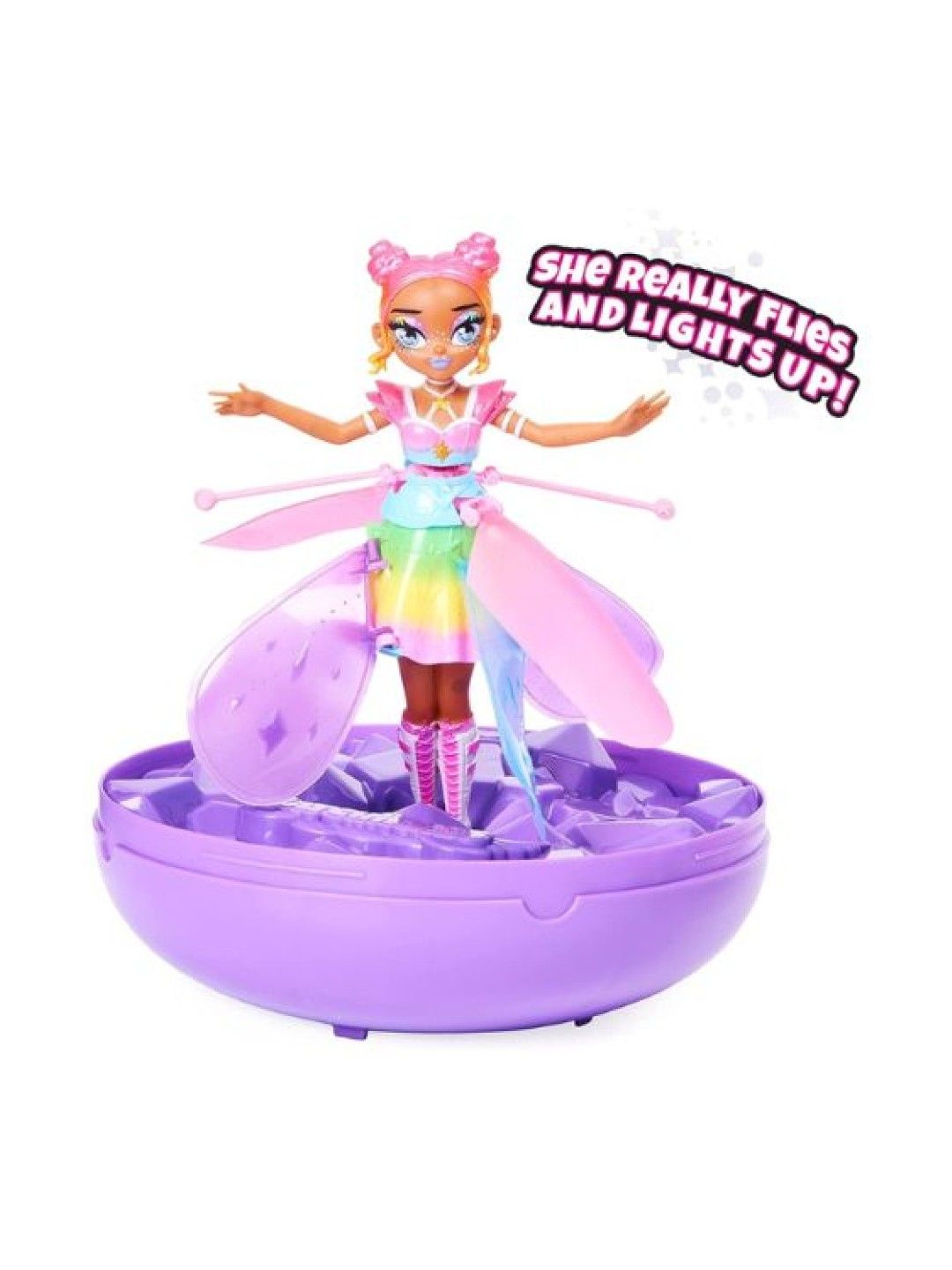Hatchimals Crystal Flyers - Rainbow Glitter (No Color- Image 3)