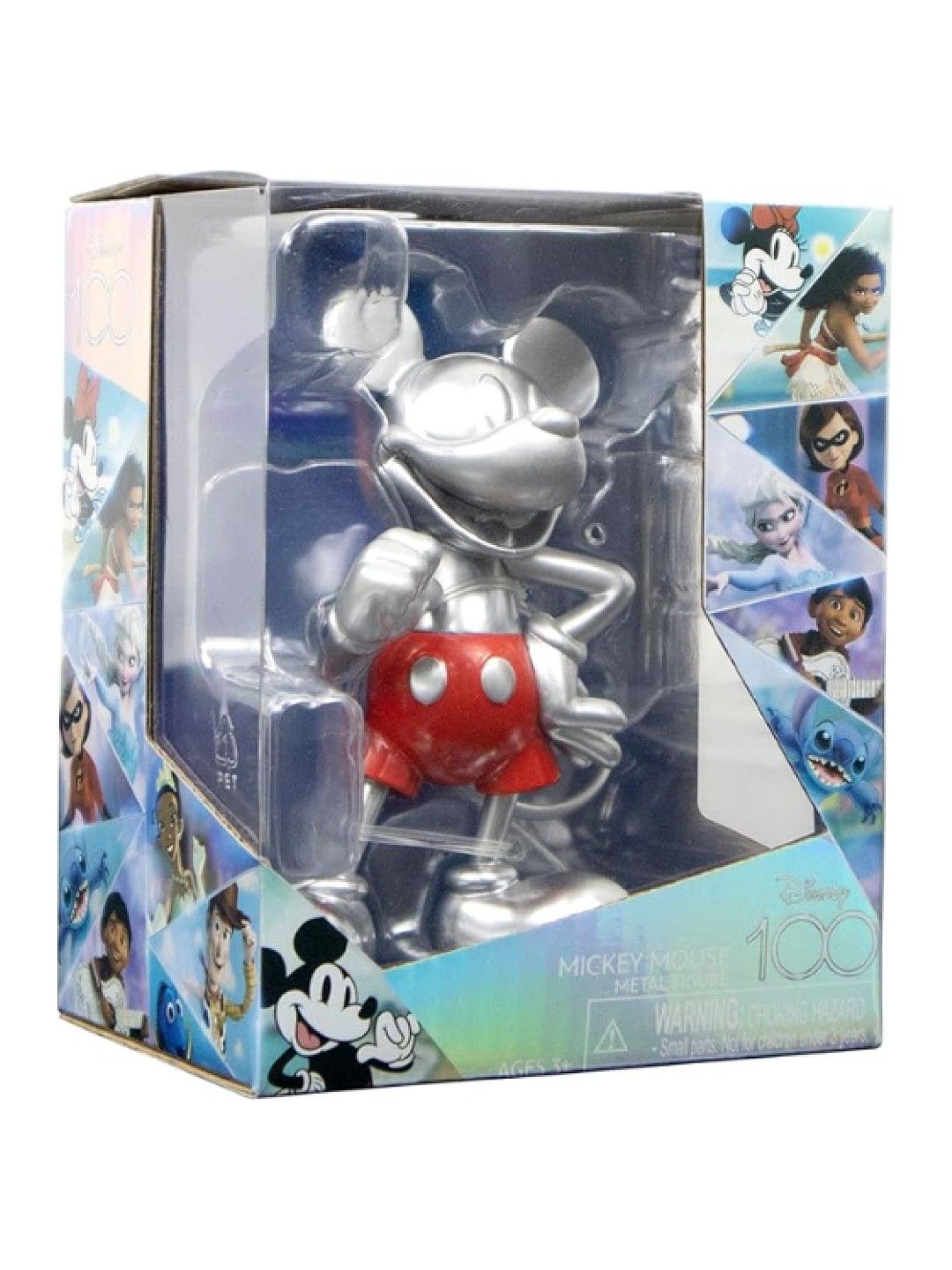 Disney D100 4" Diecast - Mickey Mouse (No Color- Image 4)