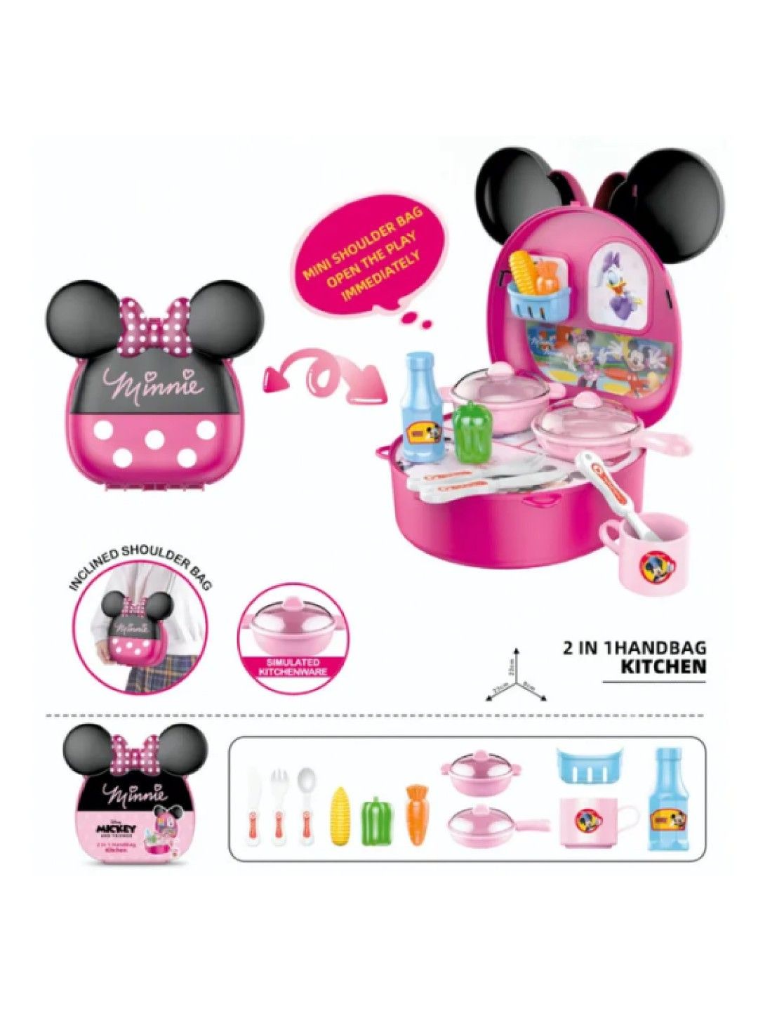 Disney Minnie Kitchen Small Satchel (No Color- Image 3)
