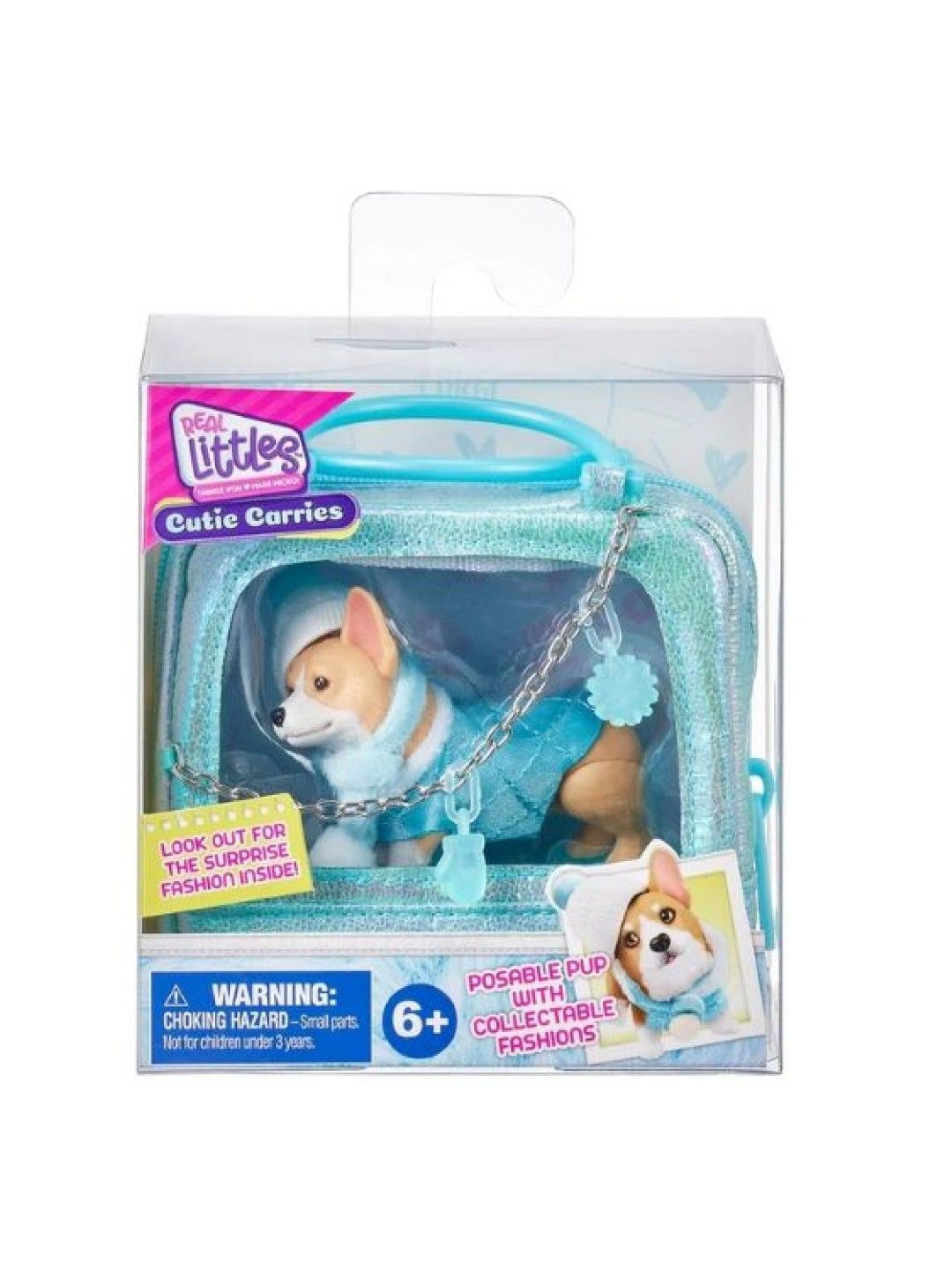 Real Littles Season 5 Cutie Carriers Pack - Corgi (No Color- Image 4)
