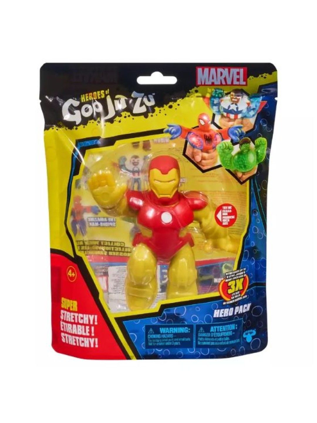 Heroes of Goo Jit Zu Marvel S5 Hero Pack - Iron Man (No Color- Image 3)