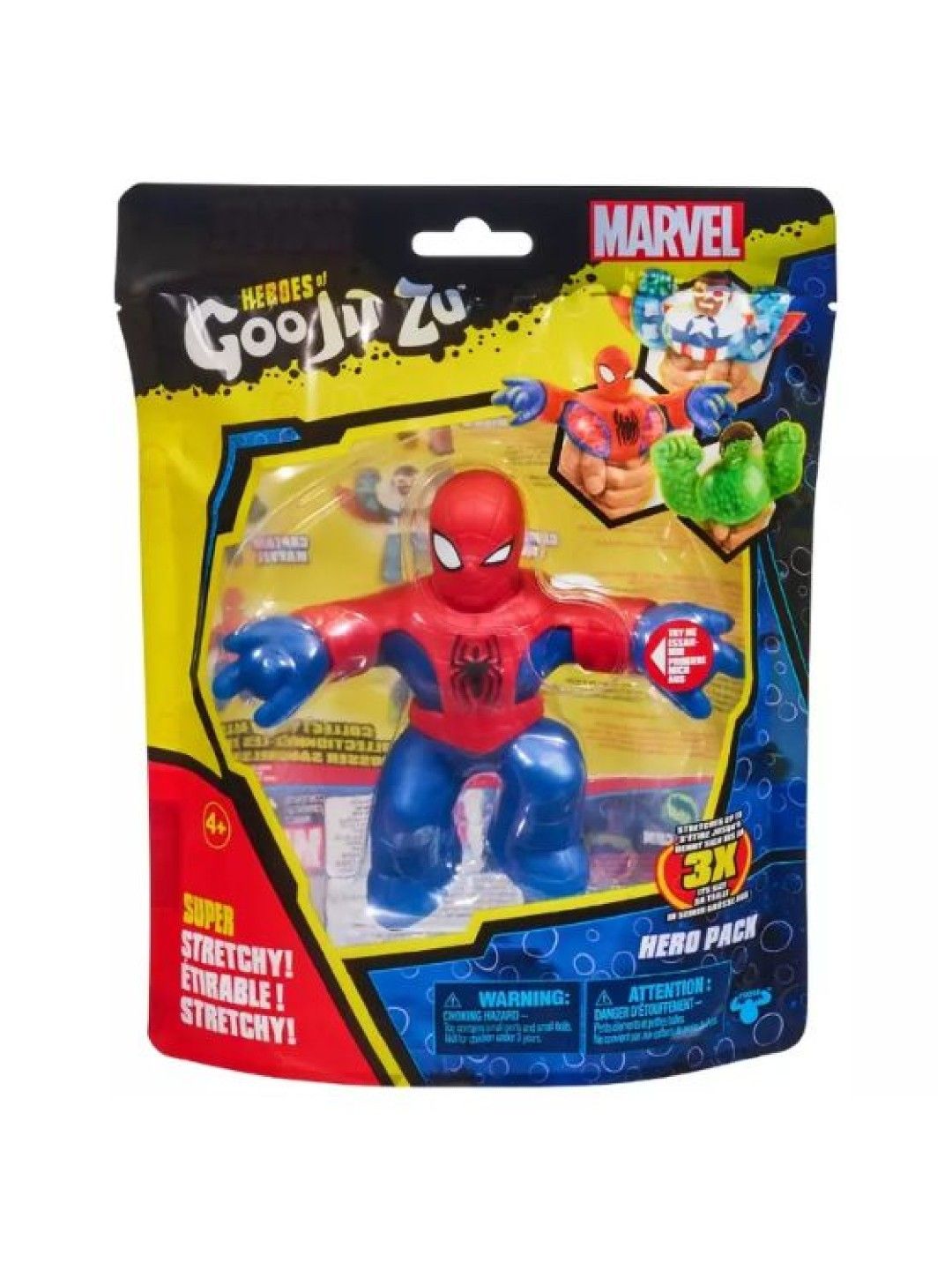 Heroes of Goo Jit Zu Marvel S5 Hero Pack - Spider Man (No Color- Image 3)