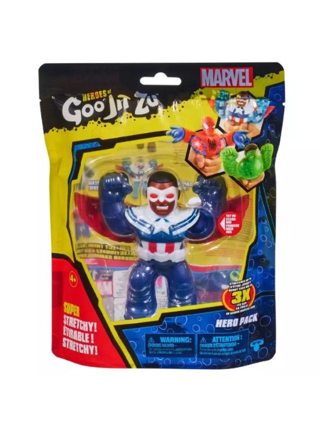 Heroes of Goo Jit Zu Marvel S5 Hero Pack - Falcon (No Color- Image 4)